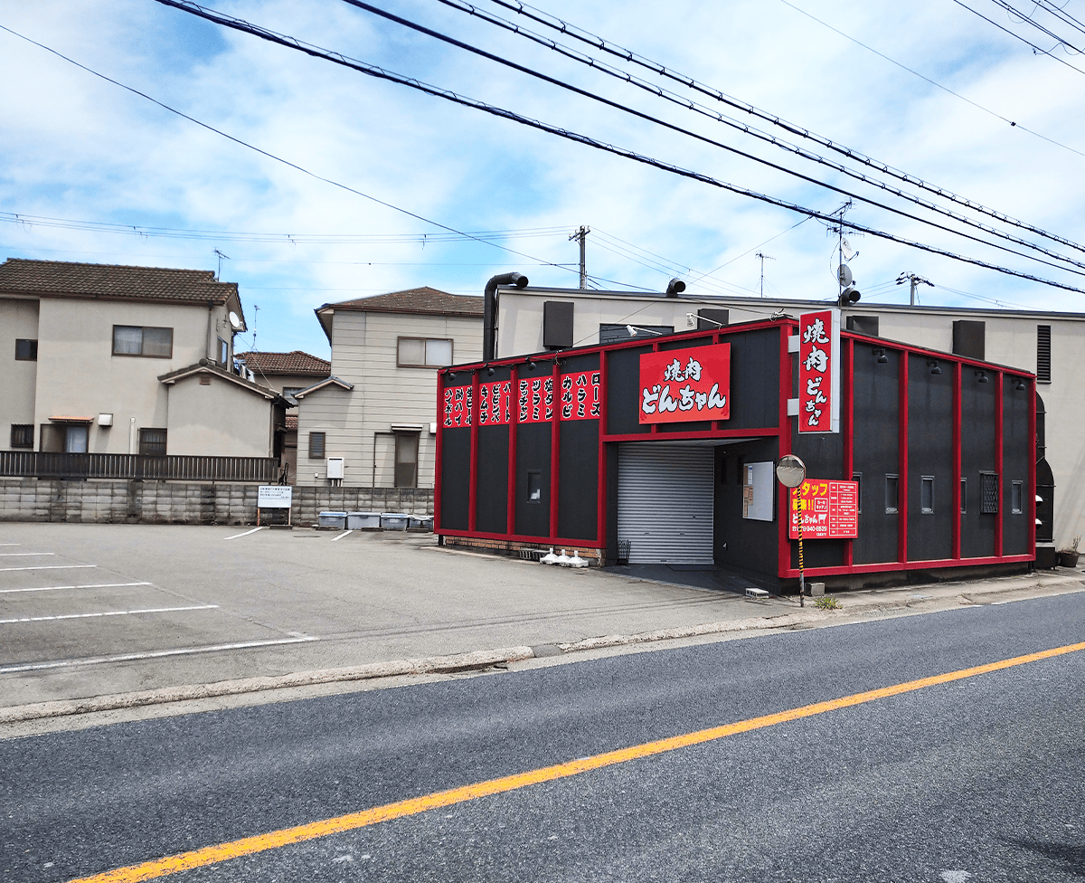 飲食店の外観画像。不動産賃貸のイメージ